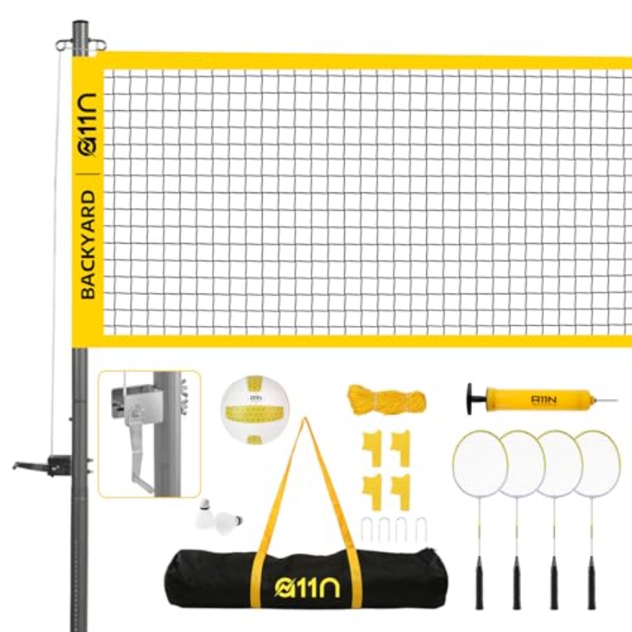 Badminton Area - Outdoor Volleyball and Badminton Combo Set