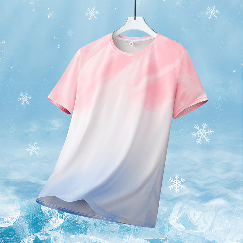Badminton Jersey - Women's Gradient Quick-drying Sports Short Sleeves