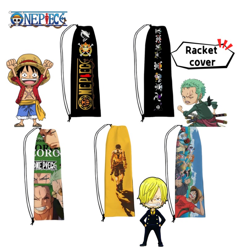 Badminton Racket - One Piece anime cartoon cute badminton