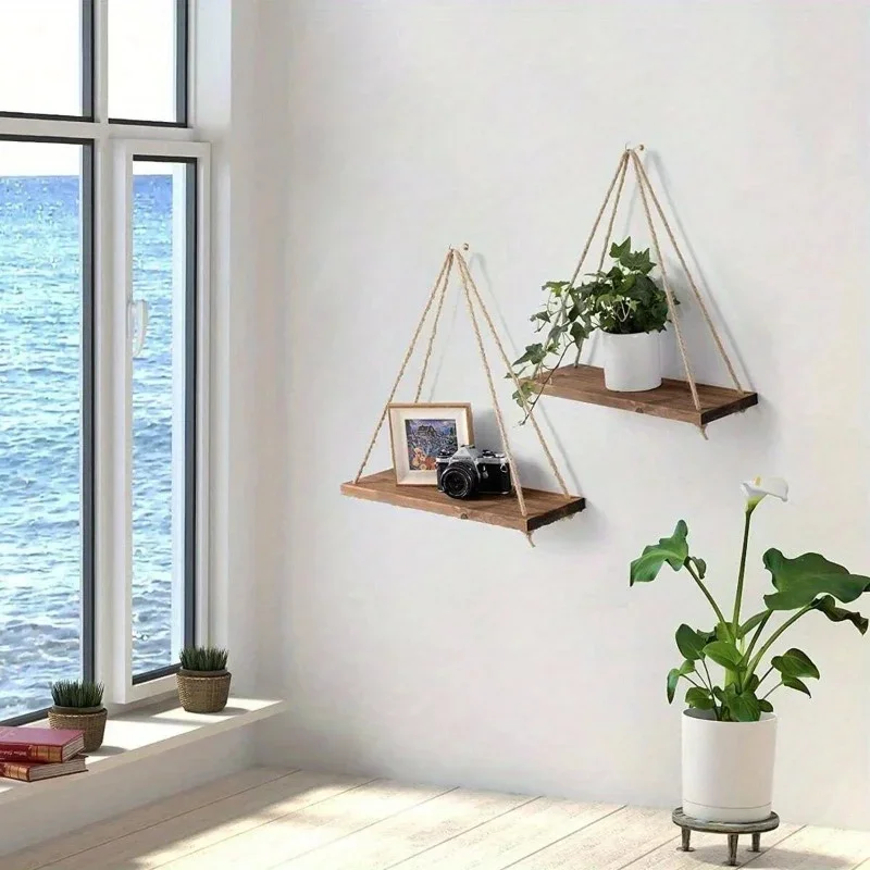 1PC Wooden Swing Hanging Hemp  - Badminton Live reseña y precio
