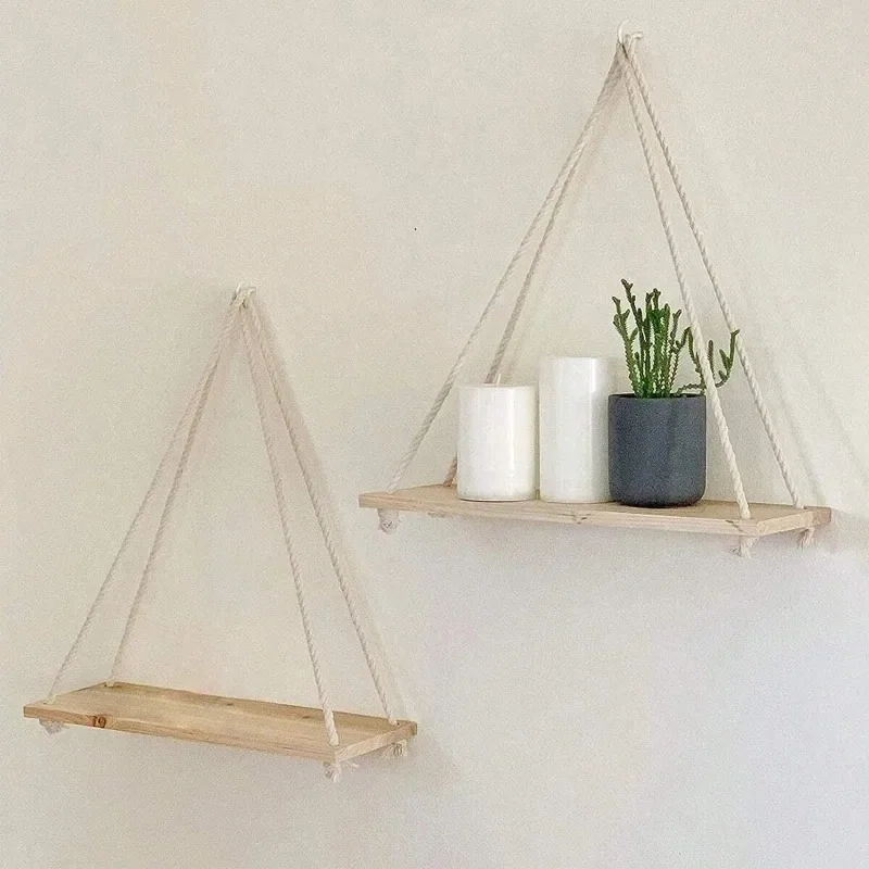 1PC Wooden Swing Hanging Hemp  - Badminton Live reseña y precio