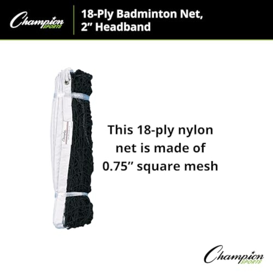 12-Ply Badminton Net - Badminton Area reseña y precio
