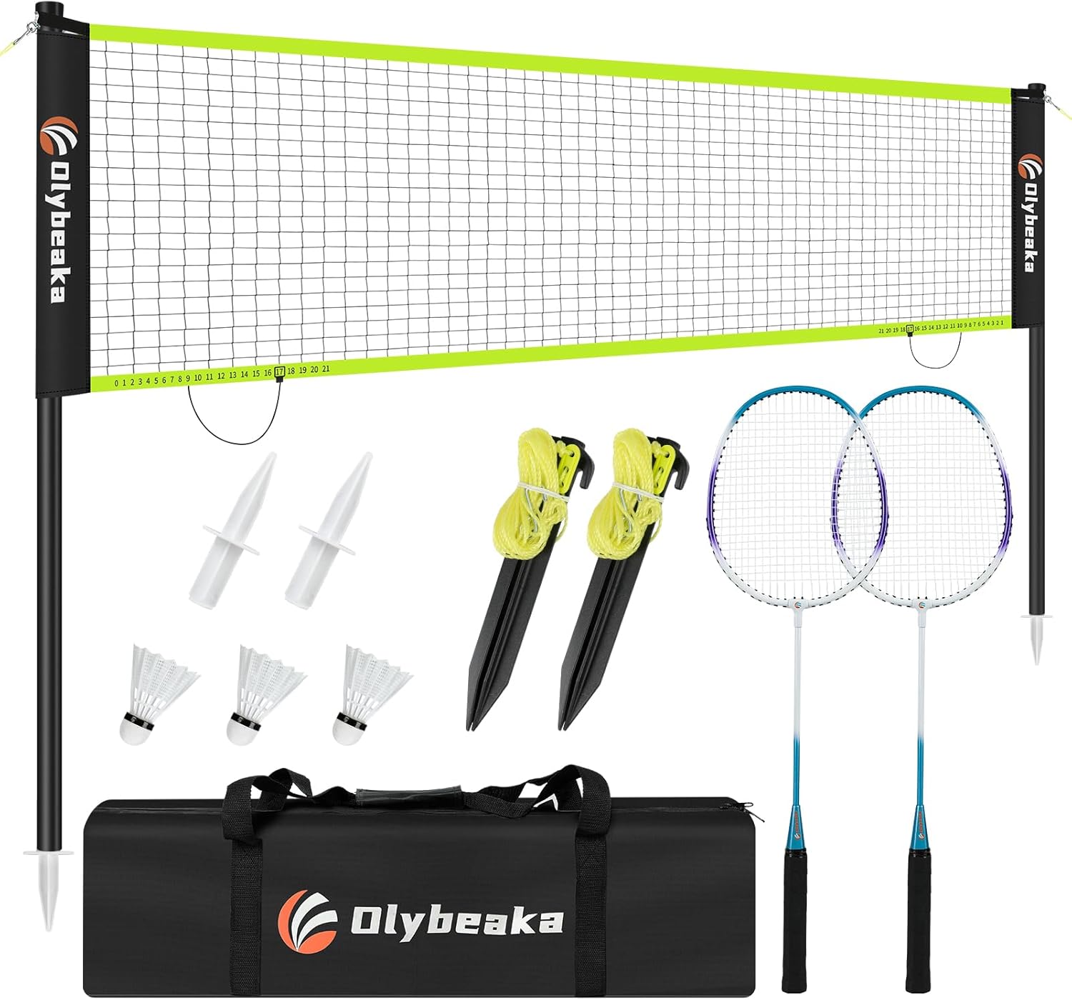 12ft Badminton Net Set for Bac - Badminton Area reseña y precio