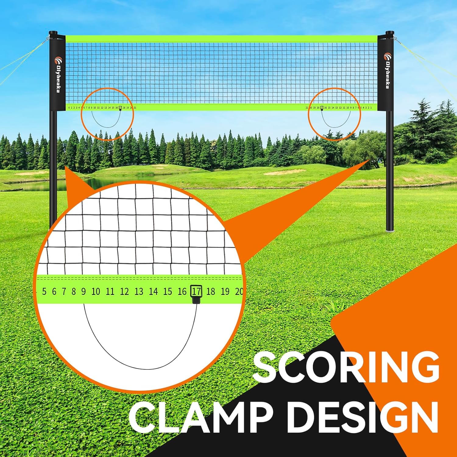 12ft Badminton Net Set for Bac - Badminton Area reseña y precio