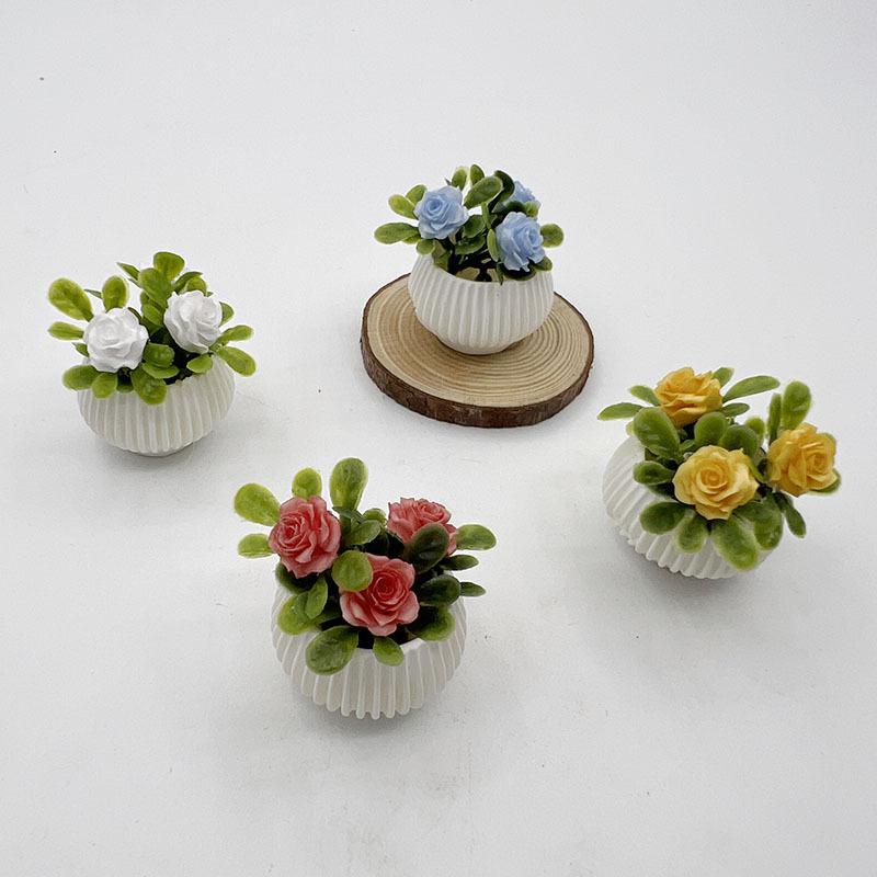1Pcs Mini Rose Plant Potted Pl - Badminton Live reseña y precio