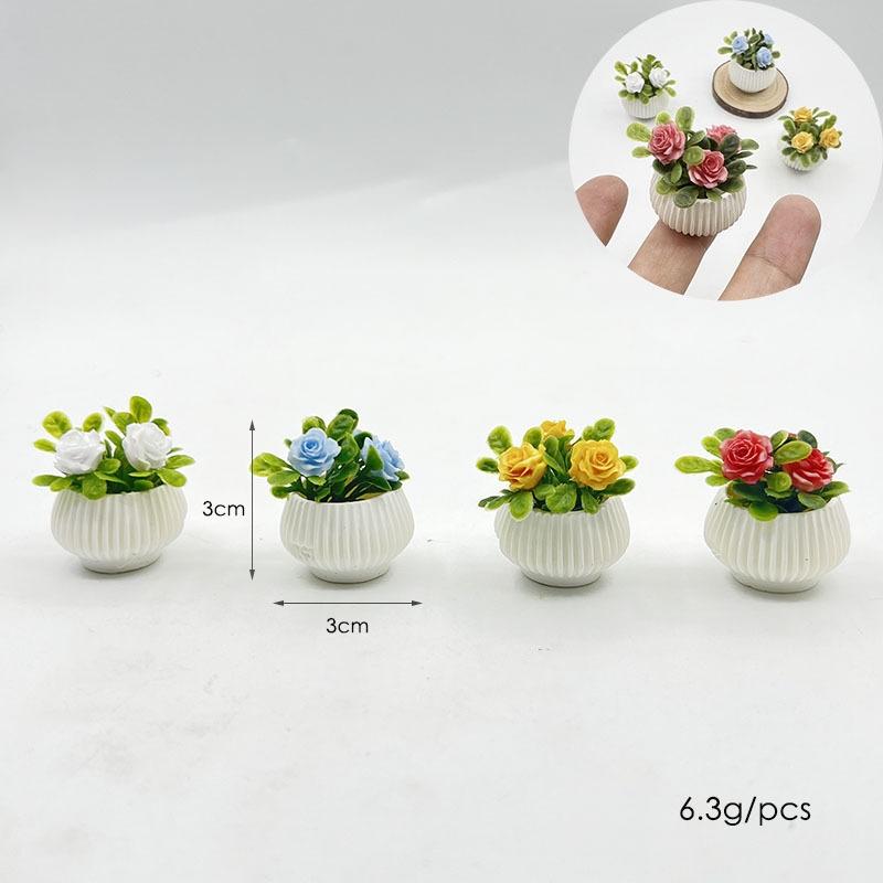 1Pcs Mini Rose Plant Potted Pl - Badminton Live reseña y precio