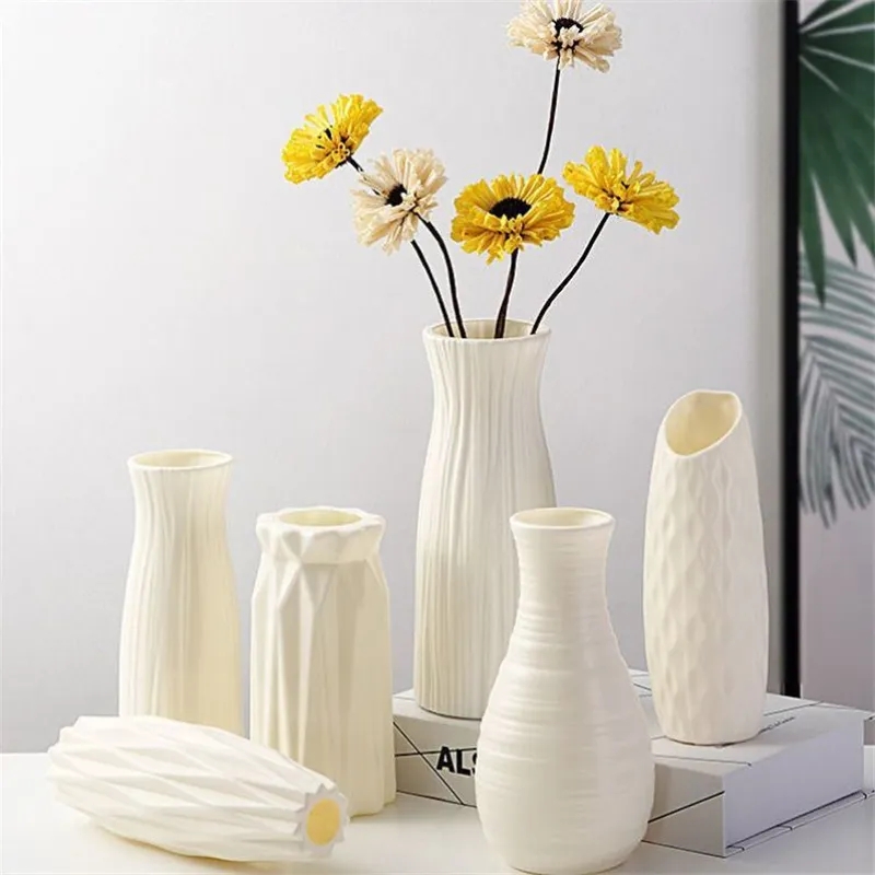 1pc Nordic Plastic Vase Simple - Badminton Live reseña y precio