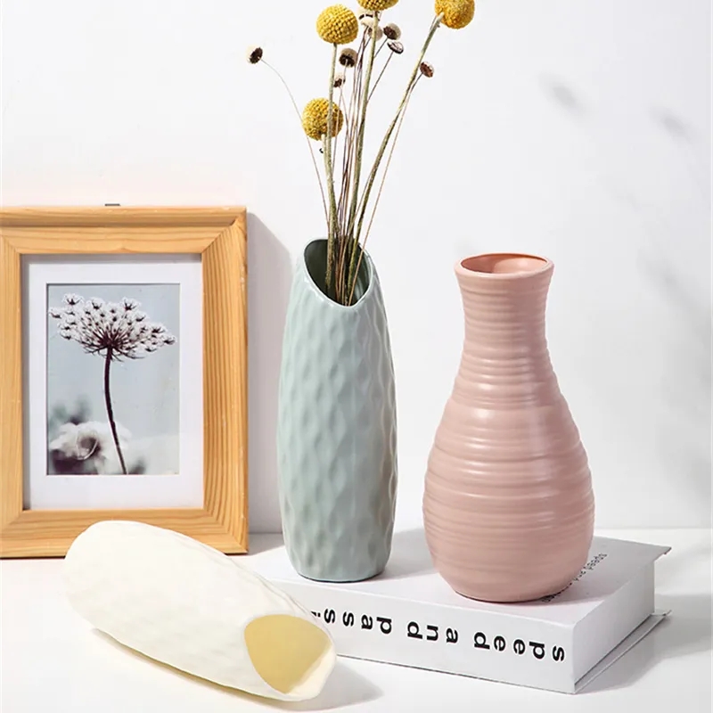 1pc Nordic Plastic Vase Simple - Badminton Live reseña y precio