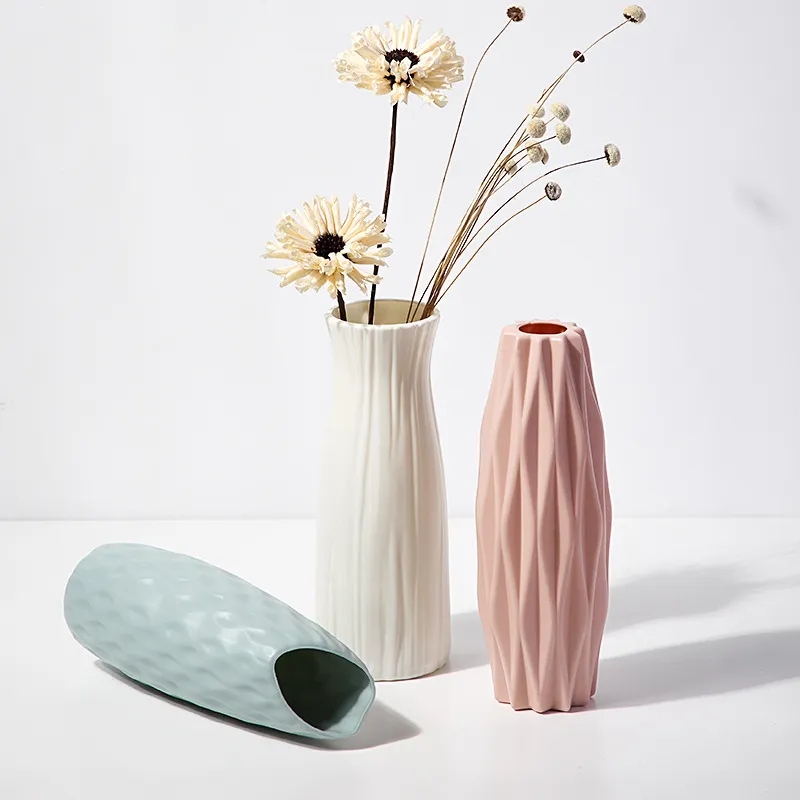 1pc Nordic Plastic Vase Simple - Badminton Live reseña y precio