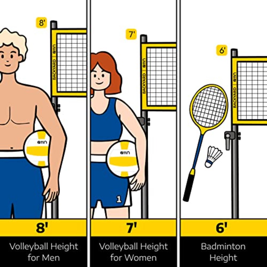 Outdoor Volleyball and Badmint - Badminton Area reseña y precio