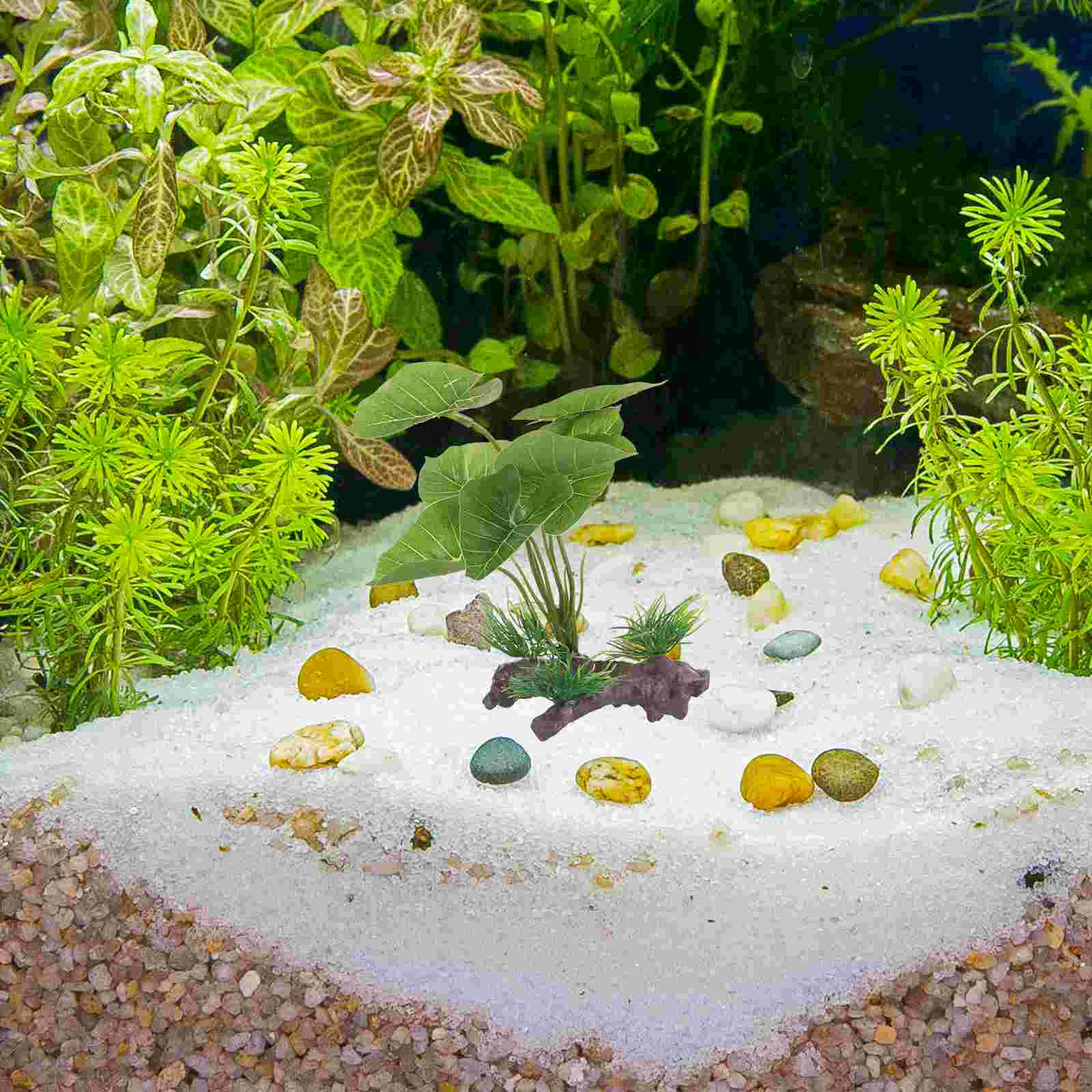 Fish Tank Artificial Water Pla - Badminton Live reseña y precio