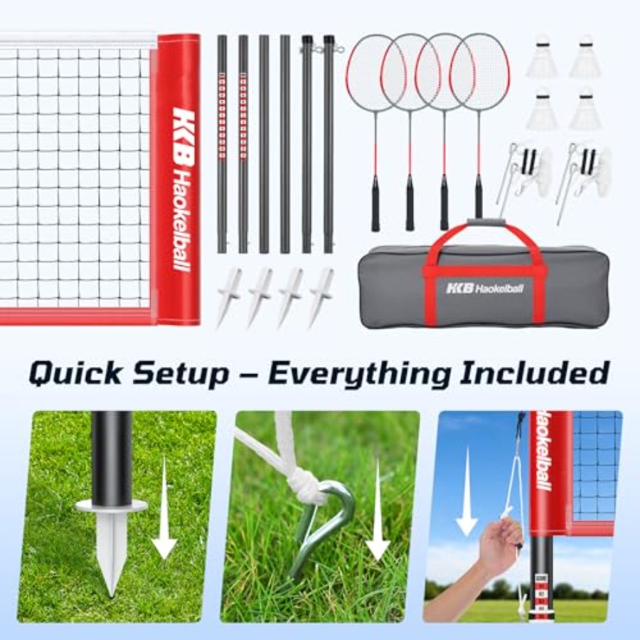 Professional Badminton Net Set - Badminton Area reseña y precio