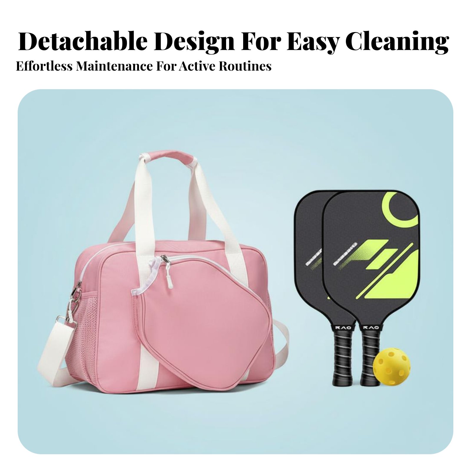 Pickleball Bag Versatile Carry - Badminton Racket reseña y precio