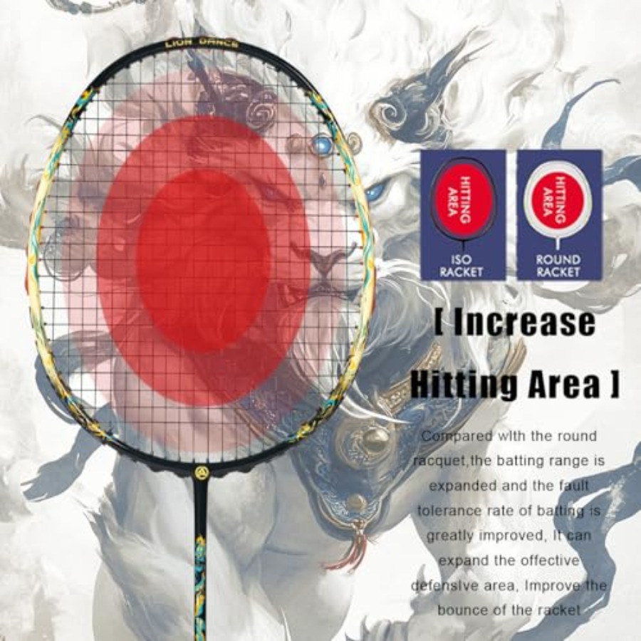 Lion Dance Chinese Style 6U G5 - Badminton Racket reseña y precio