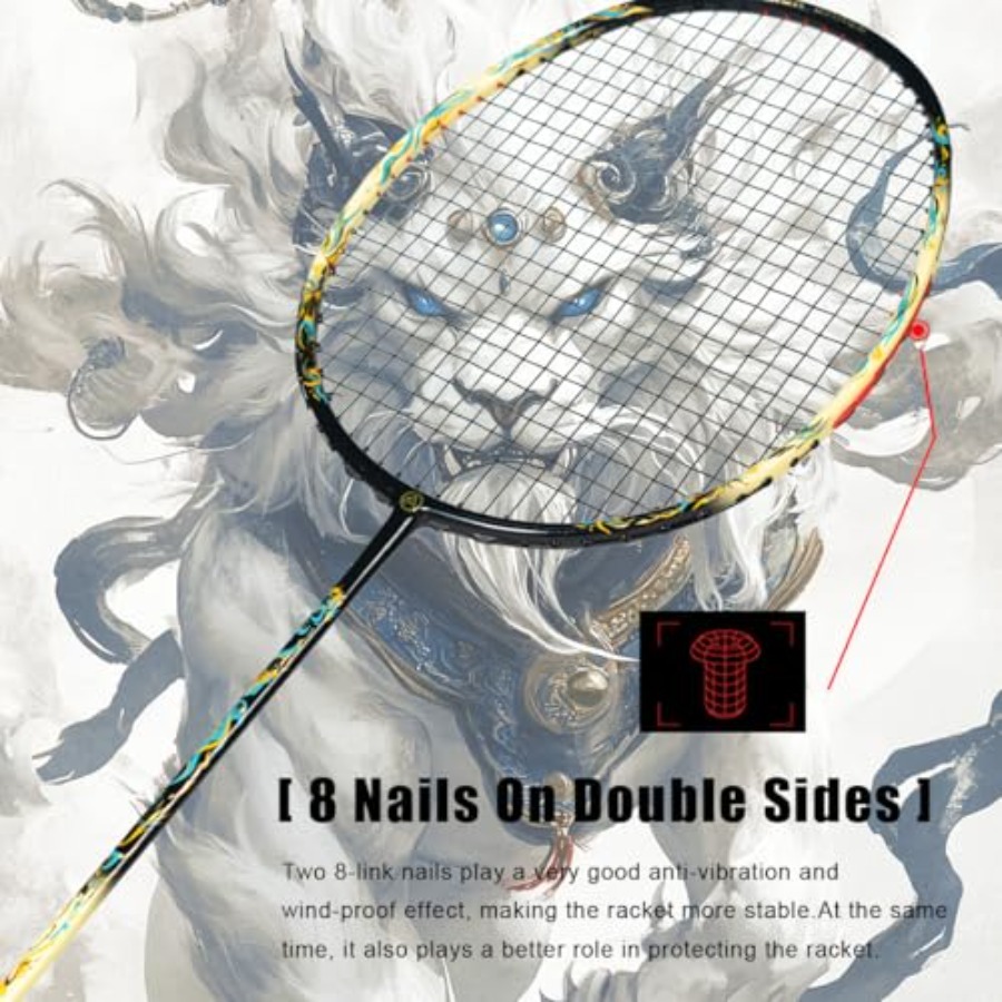 Lion Dance Chinese Style 6U G5 - Badminton Racket reseña y precio