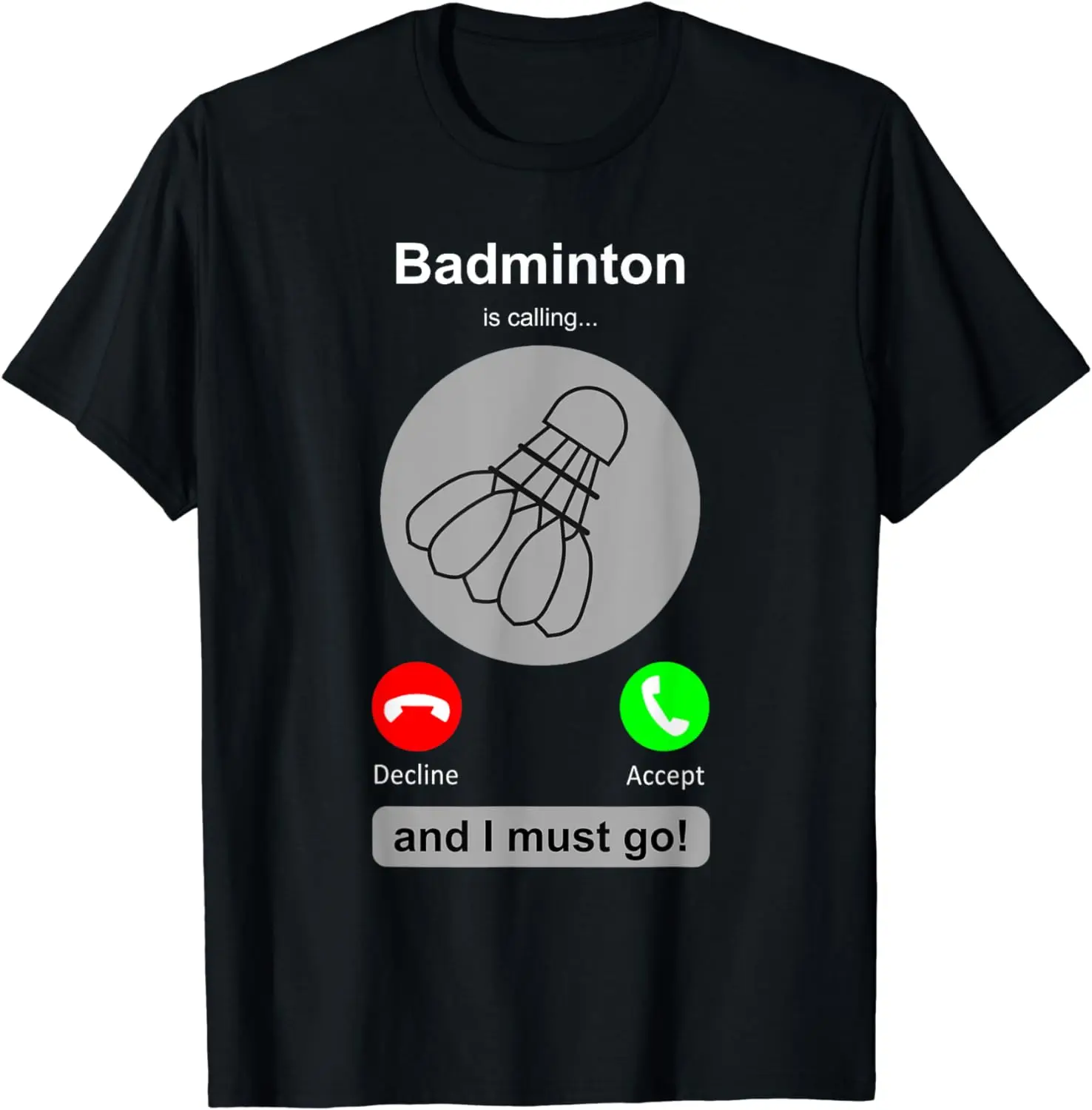 Funny Badminton Shirt Badminto - Badminton Is Calling reseña y precio