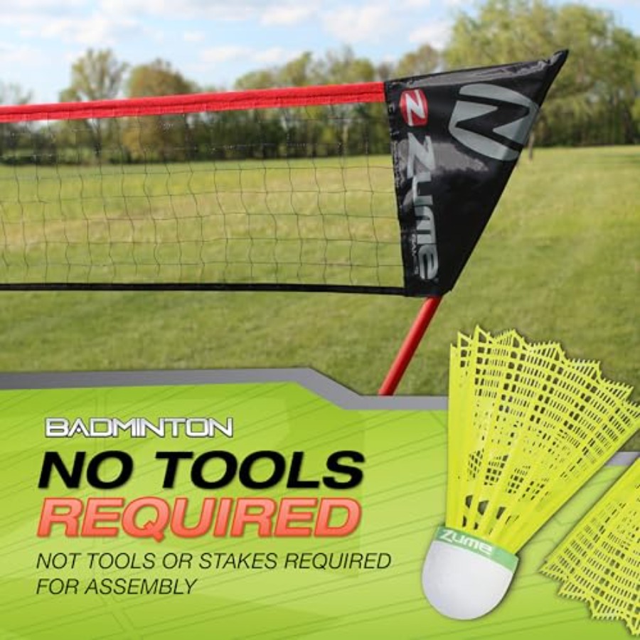 Portable Badminton Set for out - Badminton Area reseña y precio