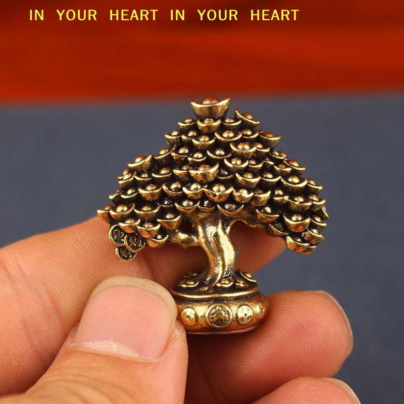 【X】Brass Fortune Tree Ornament - Badminton Live reseña y precio
