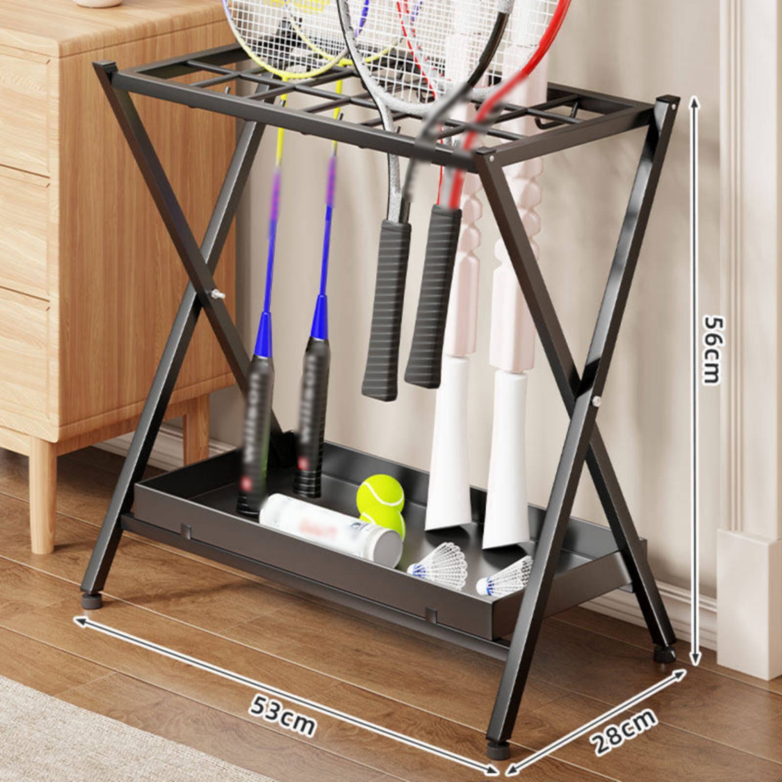 Foldable Badminton Racket Stan - Badminton Racket reseña y precio