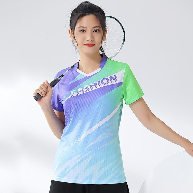 Women Badminton Shirt Print Go - Badminton Jersey reseña y precio