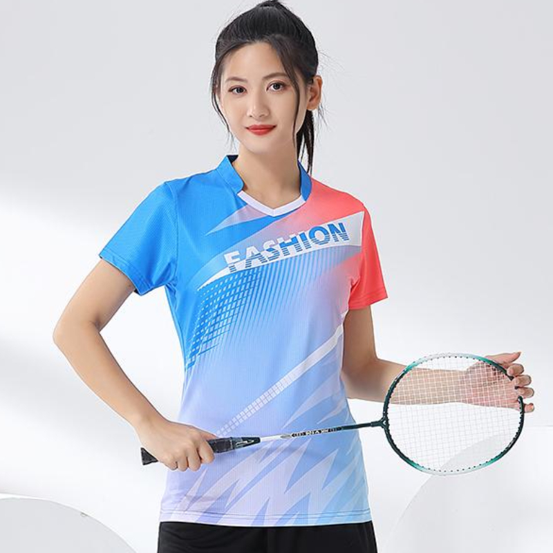 Women Badminton Shirt Print Go - Badminton Jersey reseña y precio