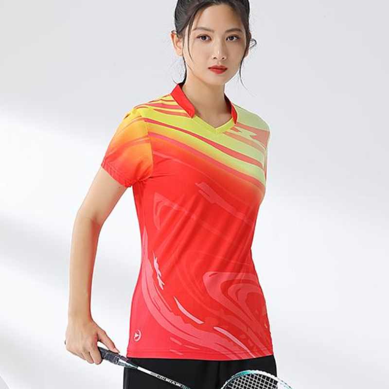 Women Badminton Shirt Print Go - Badminton Jersey reseña y precio