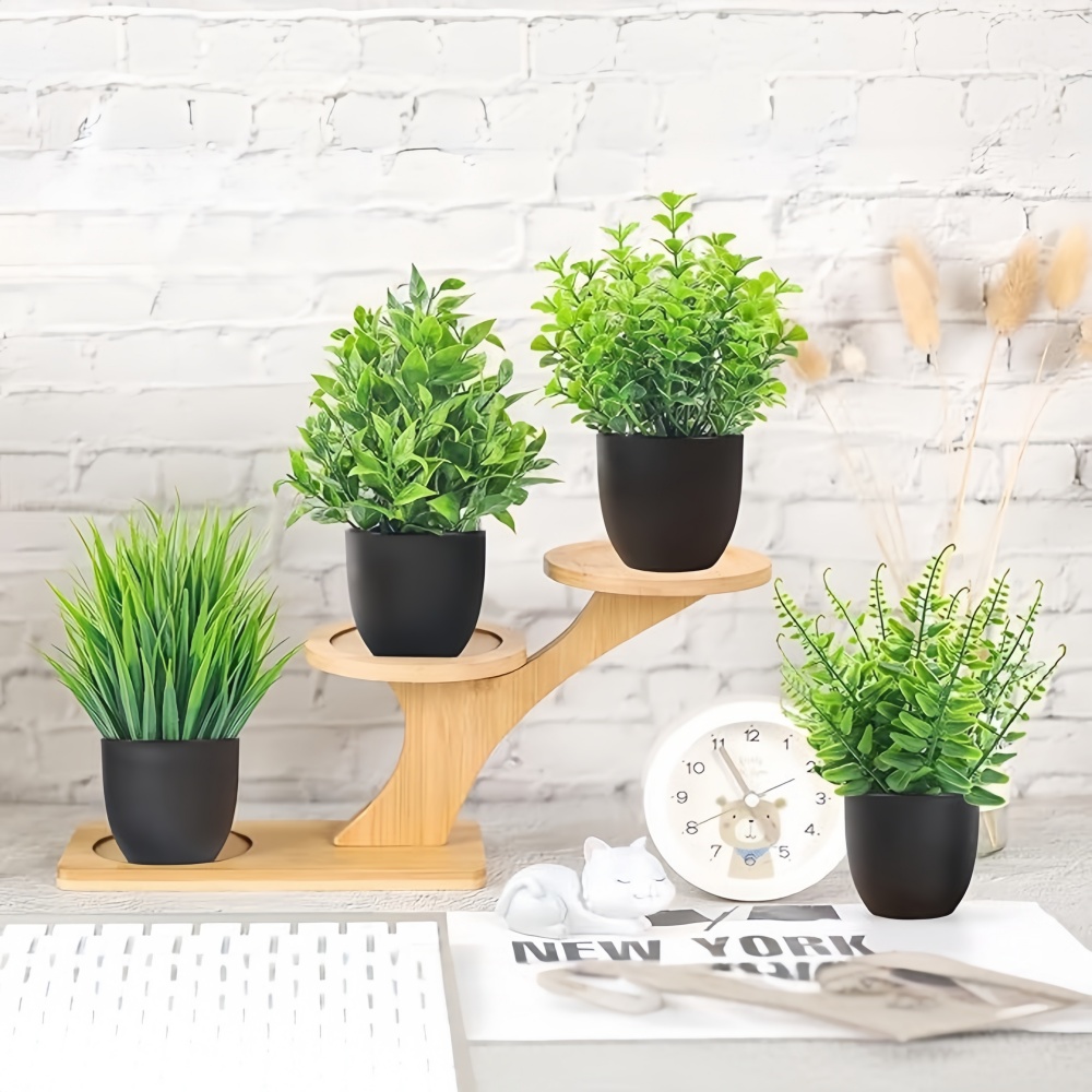 4pcs/set Mini Artificial Plant - Badminton Live reseña y precio