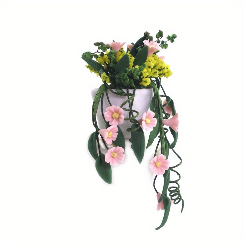 Mini Clay Flower White Wall Ha - Badminton Live reseña y precio