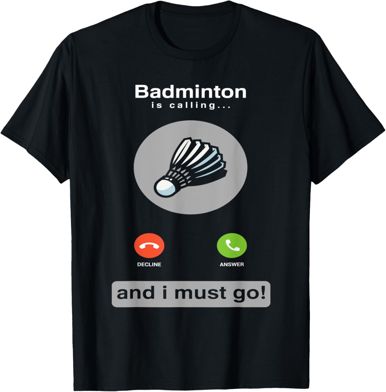 Funny Badminton Shirt Badminto - Badminton Is Calling reseña y precio