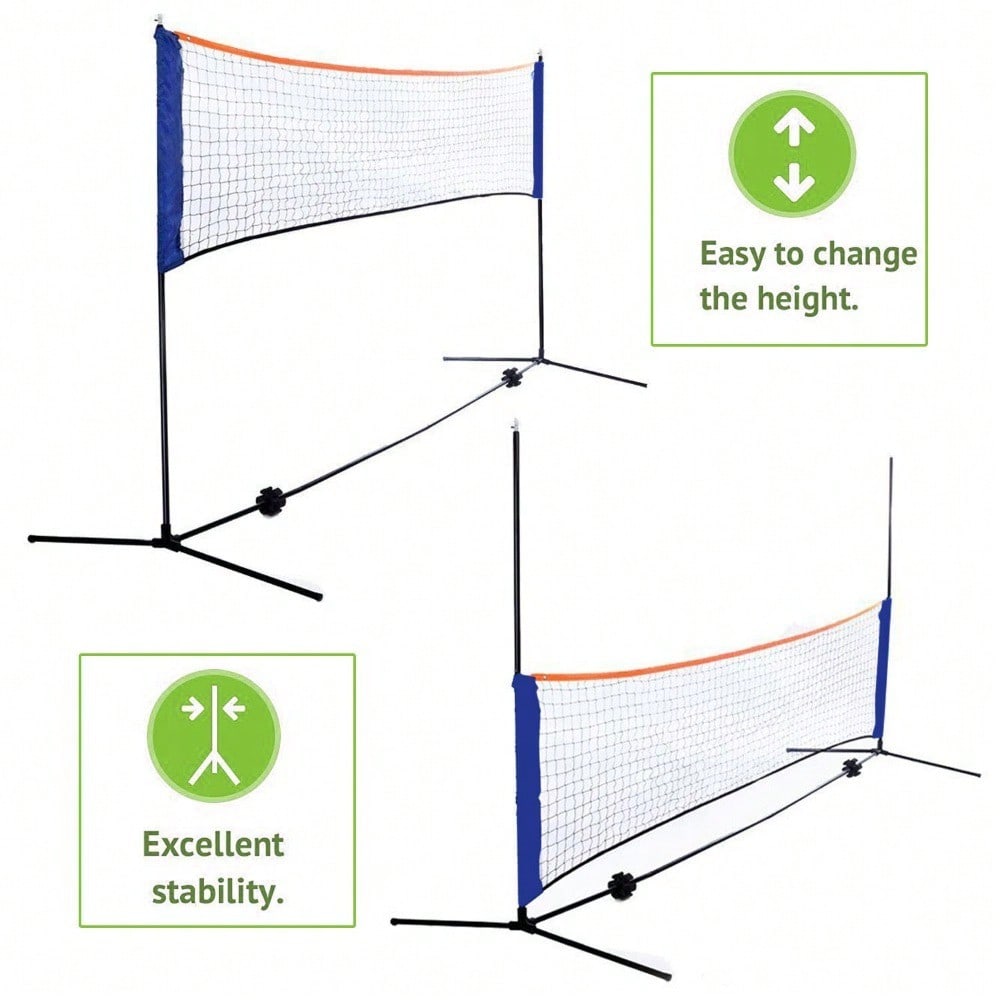 10x5FT Portable Adjustable Bad - Badminton Area reseña y precio