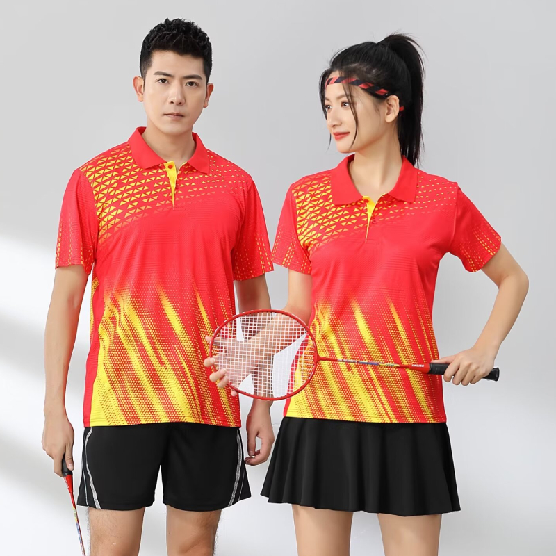 2024 New Polo Badminton Shirt  - Badminton Jersey reseña y precio